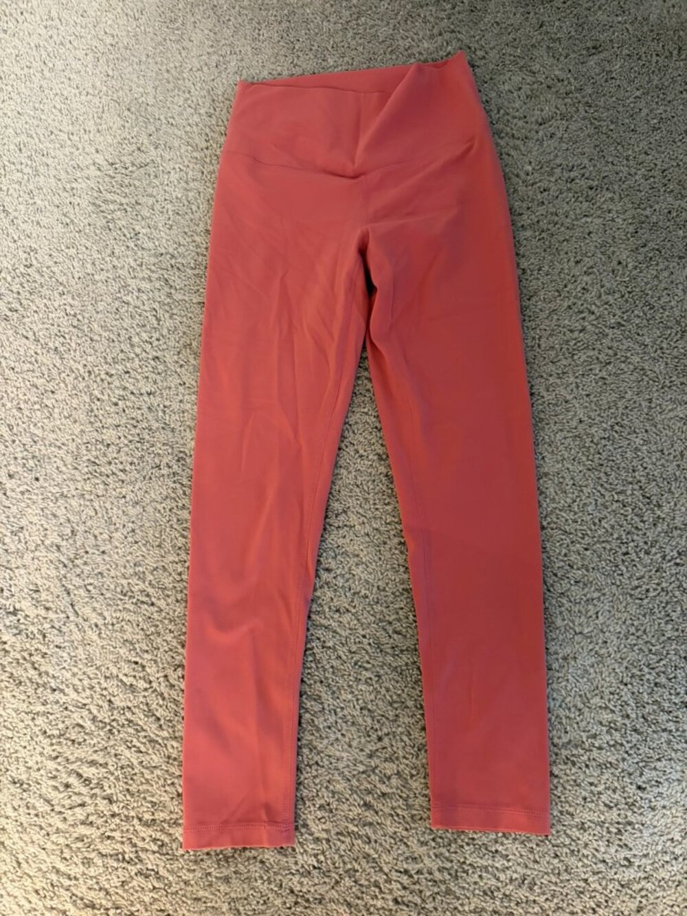 Zella Live In High Waist Leggings Coral Pink Full Length Womens Small Yoga